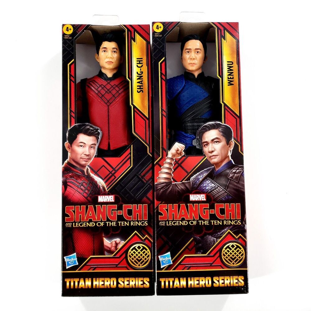 Marvel Shang-Chi Titan Hero Series 12" Action Figures Lot Of 2 Shang-Chi & Wenwu